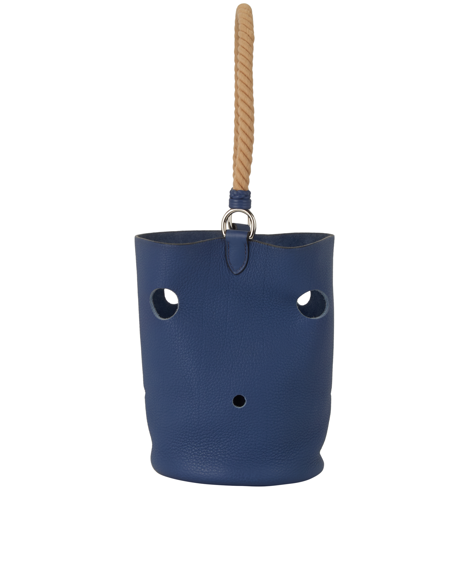 Mangeoire PM In Taurillon Clemence Pacific Blue, &pound;750, Handbags, Blue, Leather, Bottom view